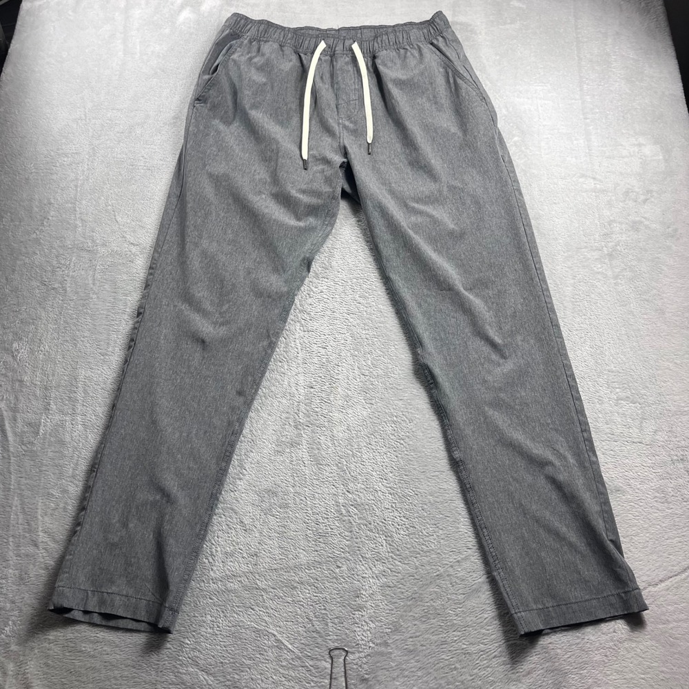 Fair Harbor Mens‎ XL Charcoal Grey Elastic Waist Drawstring Performance Pants